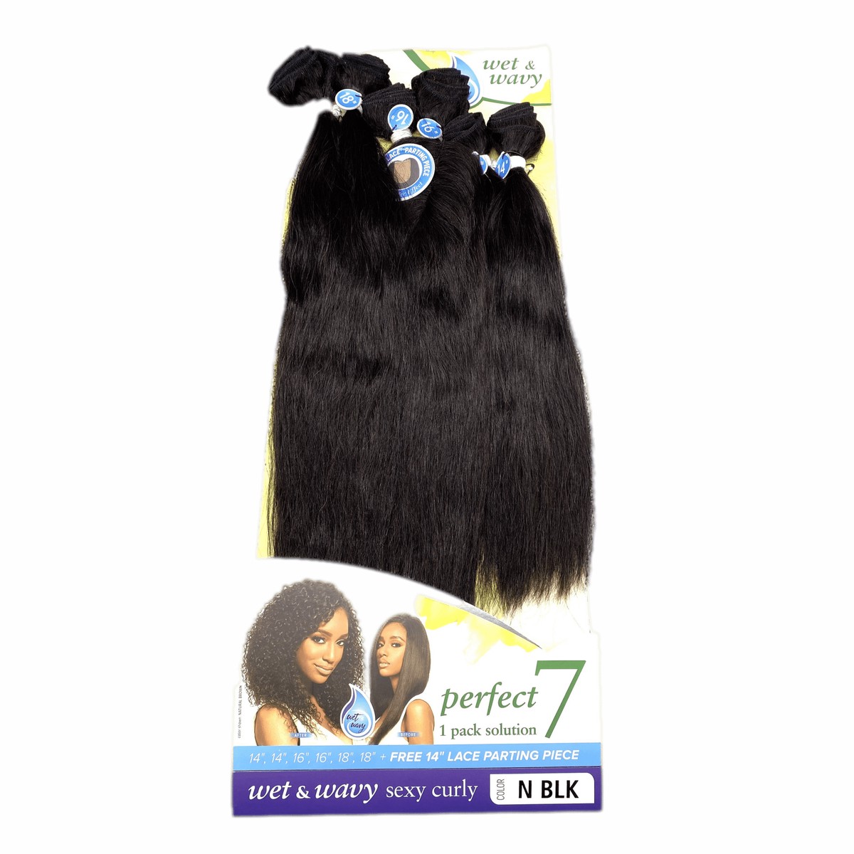 Outre Simply Perfect 7 100% Brazilian Unprocessed Human Hair Bundle(14''16''18'')