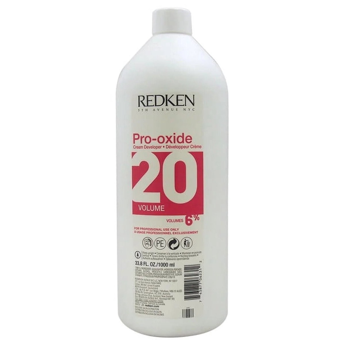 Redken Pro-Oxide Cream Developer 20 Volume 6% 33.8 oz