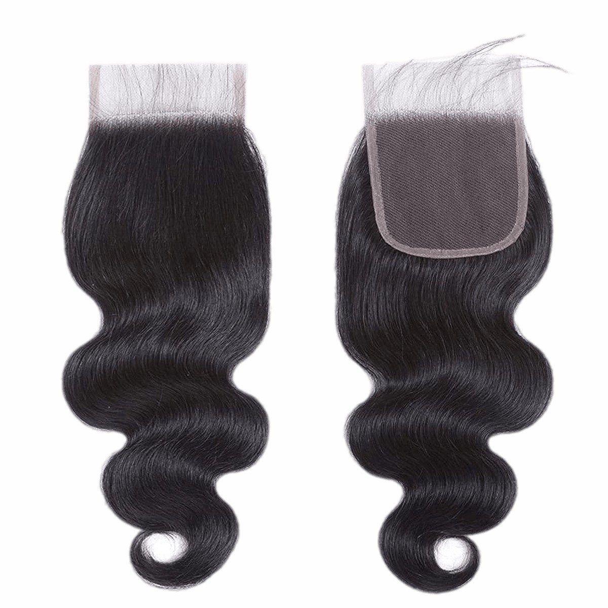Rio Body Wavy Closure 4x4 Natural Black, 20 in