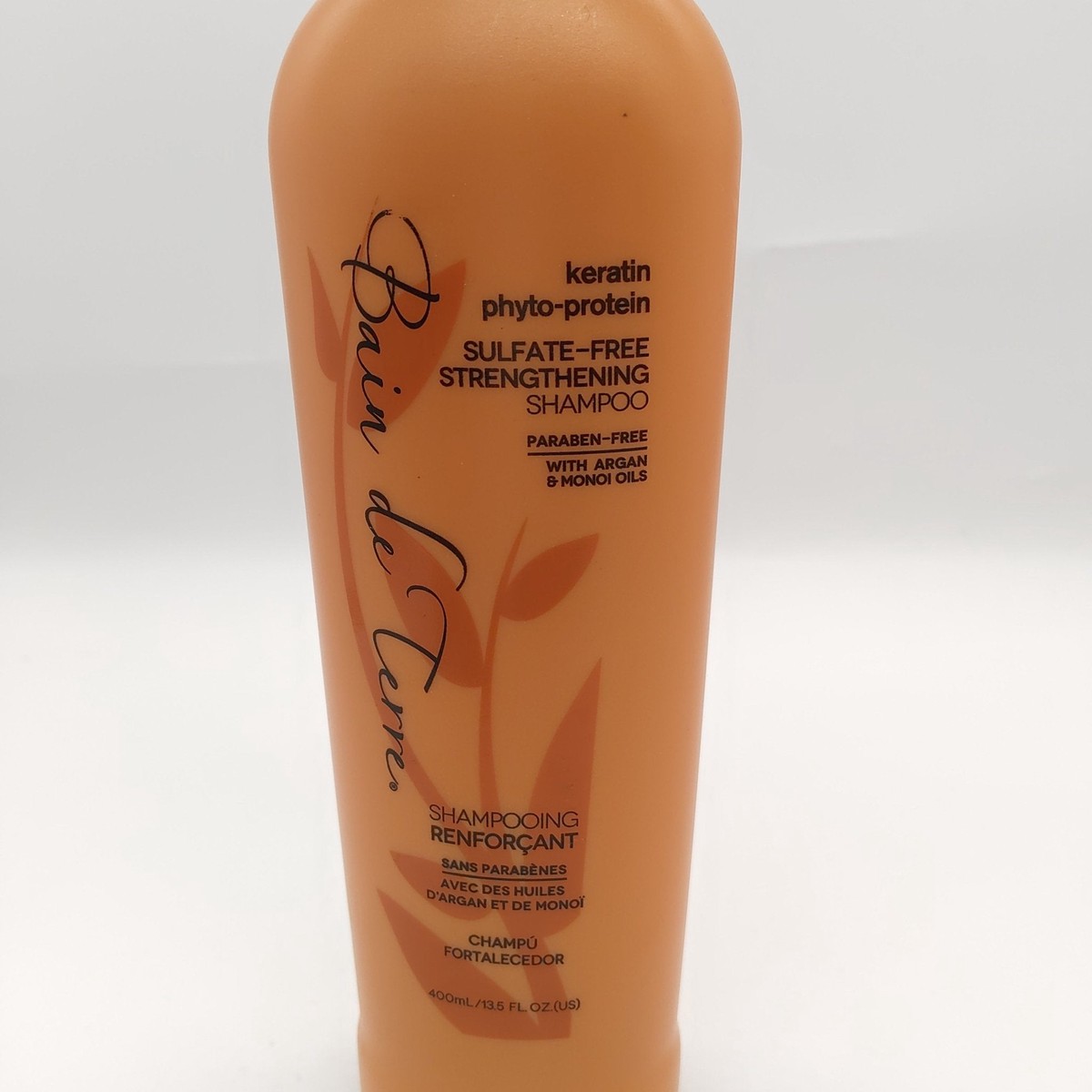 Bain de Terre Keratin Phyto-Protein Sulfate-Free Strengthening Shampoo 13.5 fl oz