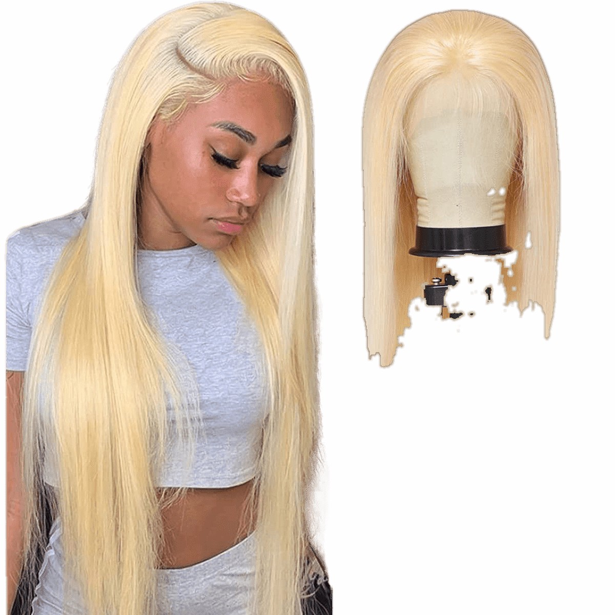 Rio Ukrainian Straight Human Hair Lace Front Wig - Choose Length