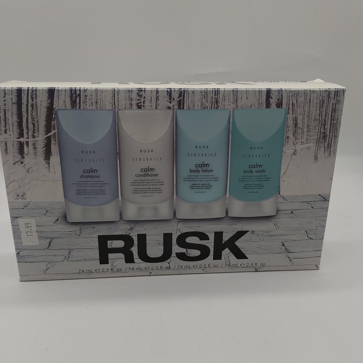 Rusk Calm Guarana and Ginger Nourishing Leave-In Spray New in Box