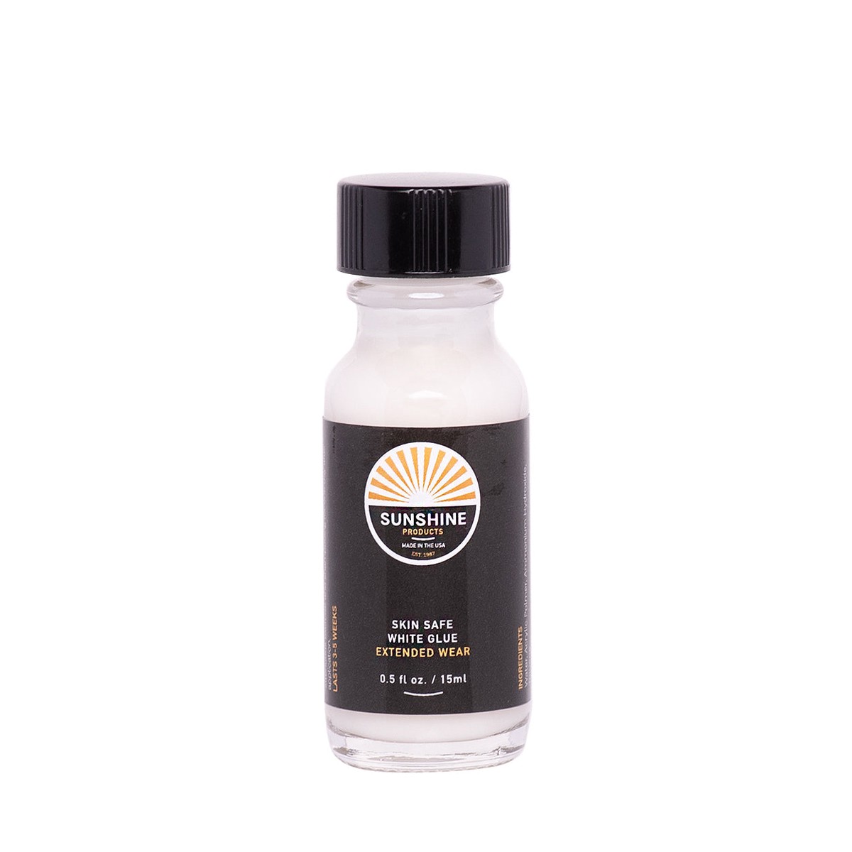 Sunshine Skin Safe White Glue Extended Wear 0.5 oz