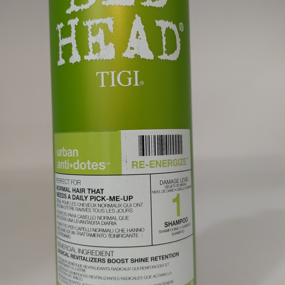 TIGI Bed Head Urban Antidotes Re-Energize Shampoo 25.36 oz