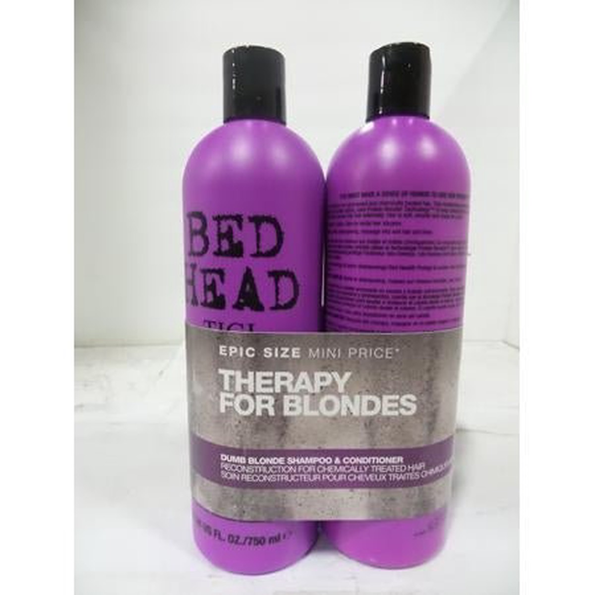 TIGI Bedhead Dumb Blonde Shampoo & Conditioner Duo 25.36 Oz Each