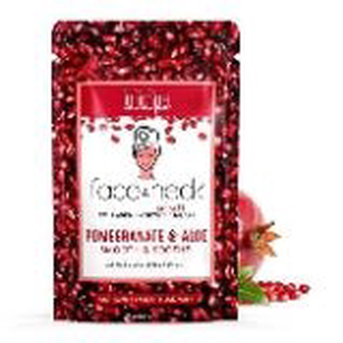 ToGoSpa Face & Neck Collagen Gel Mask with Hyaluronic Acid & Aloe