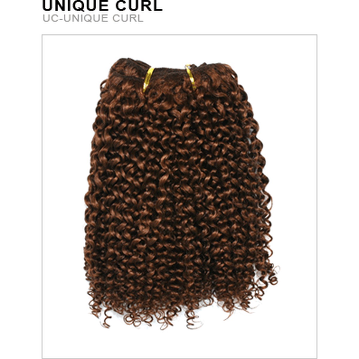 Unique's Human Hair Unique Curl Hairpiece - Choose Size