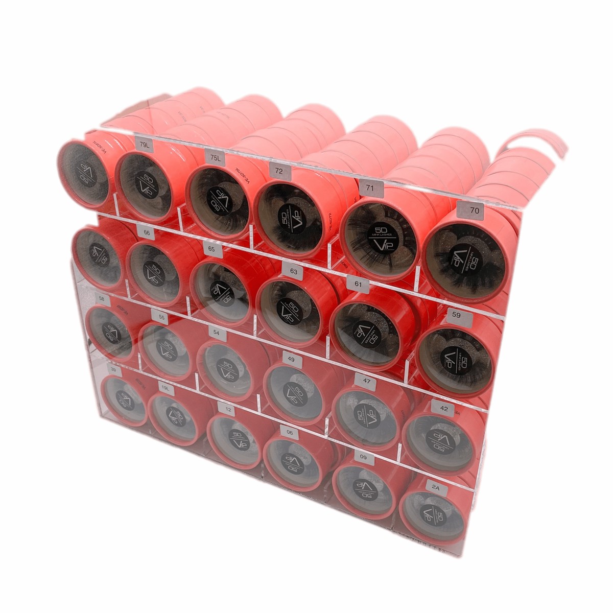 VIP 5D Mink Eyelashes Line with Display, 24 Styles