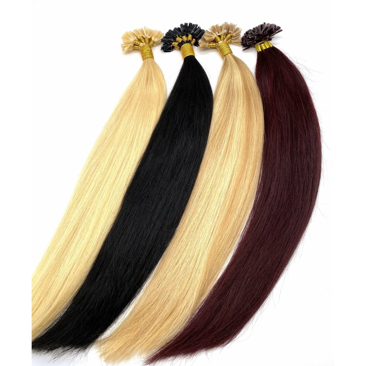 VIP U-Tip System Straight 18" Hair Extensions New With Tags