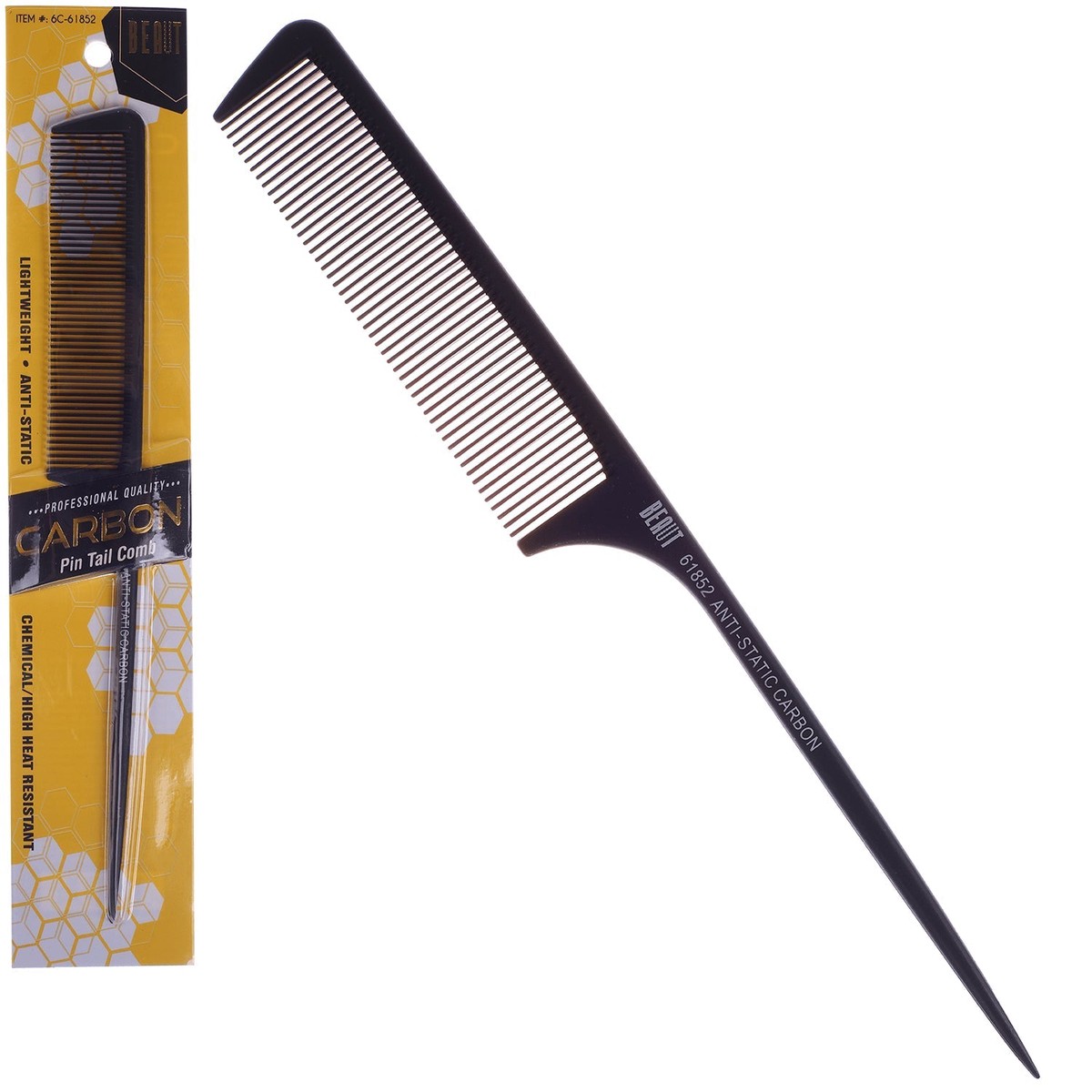 Beaut Carbon Comb Professional Anti-Static Styling Comb