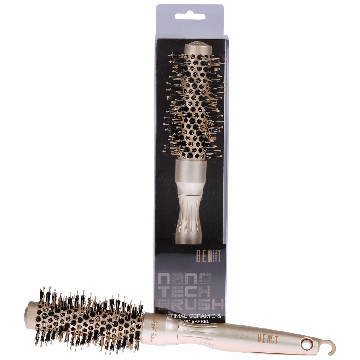 Beaut Ceramic Nanotech Hair Brush - Choose Size New