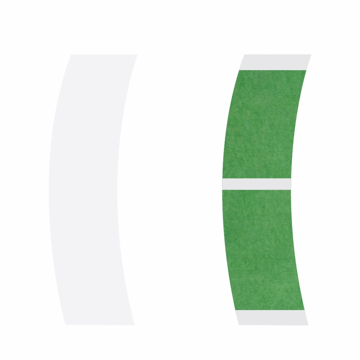Walker Tape Easy Green Mini Tape Strips, 72 pc