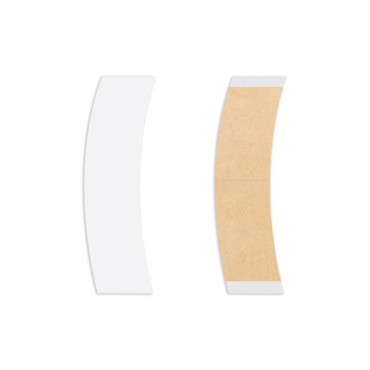 Walker Tape Natural Hold C Contour Tape Tabs, 36 Pack