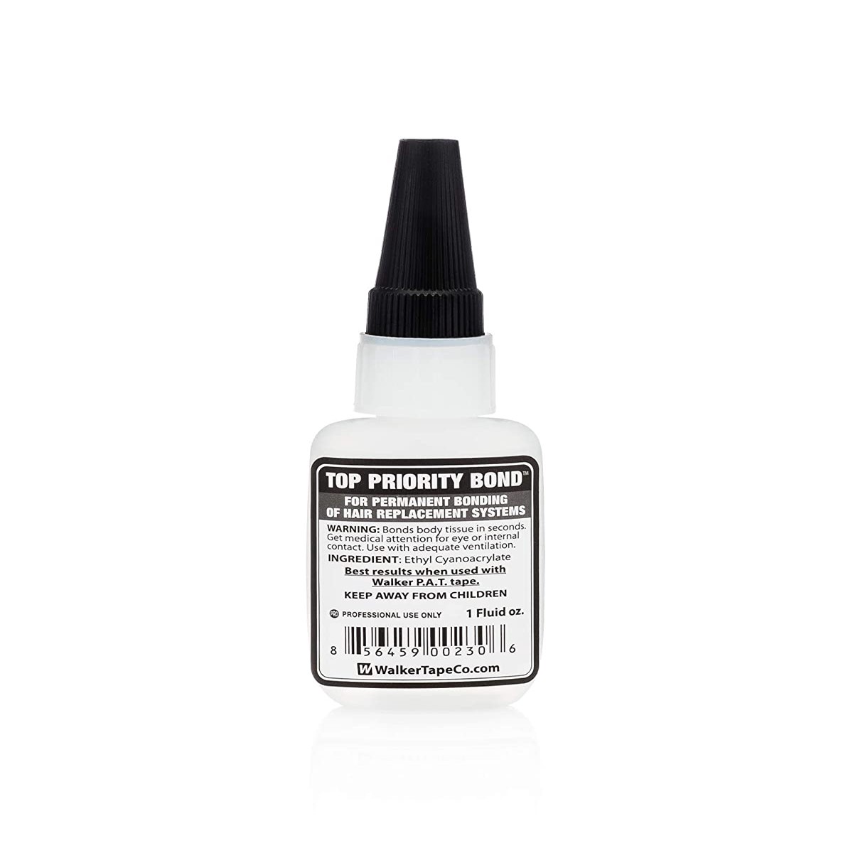 Walker Tape Top Priority Bond Drip Top Adhesive, 1.1 oz