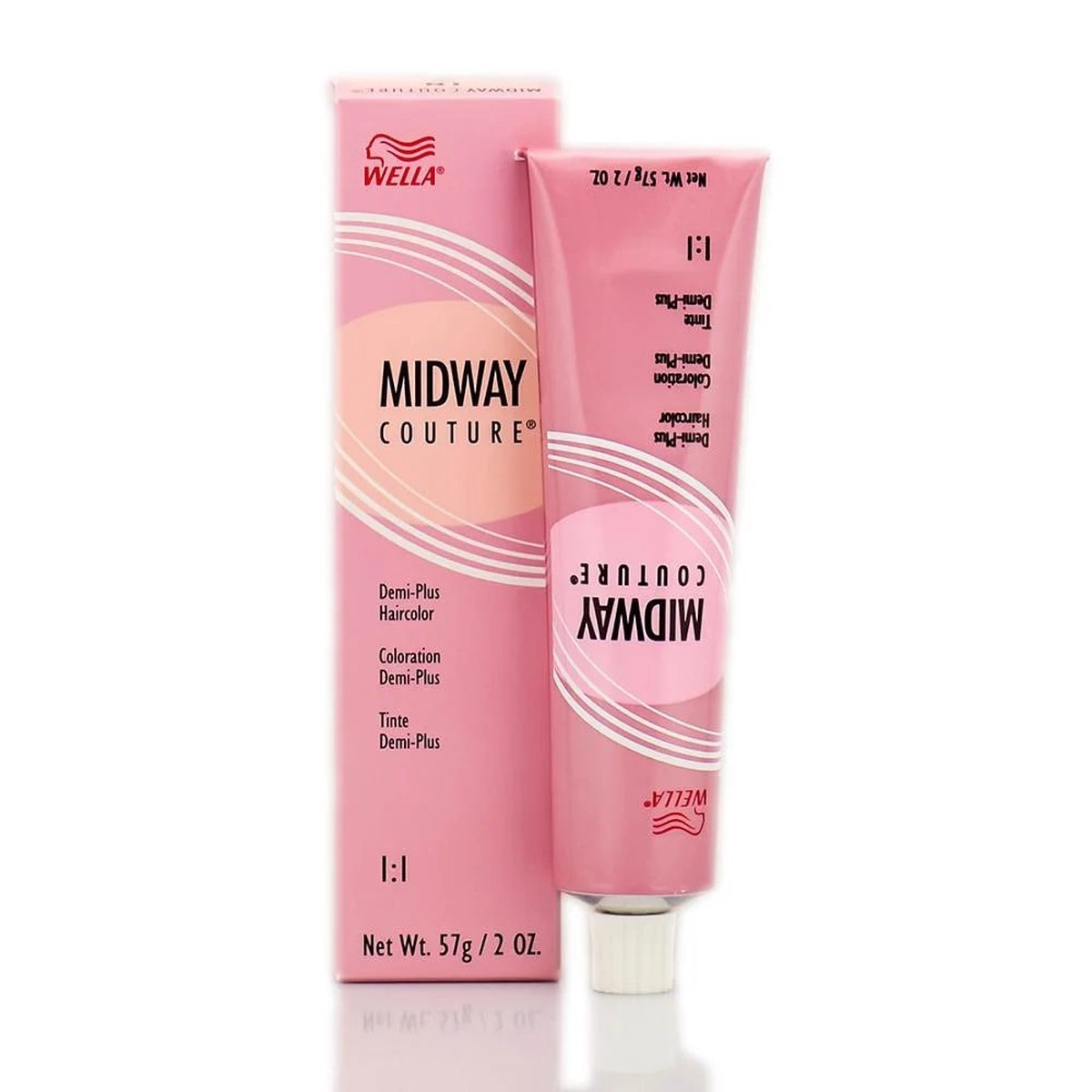 Wella Midway Couture Demi-Plus Demi-Permanent Hair Color 4/5N Brown 2 oz