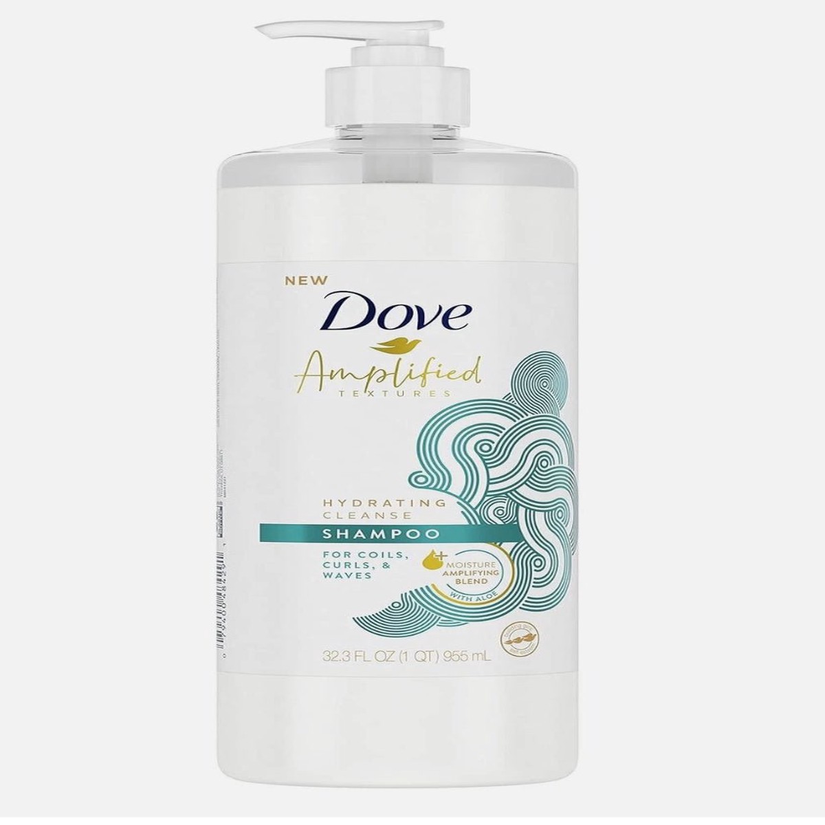 Dove Amplified Textures Sulfate-Free Moisturizing Shampoo for Coils, Curls, and Waves Hydrating Cleanse with Moisture Amplifying Hair Care Blend, 32.3 Fl Oz (B094KVN6S7)
