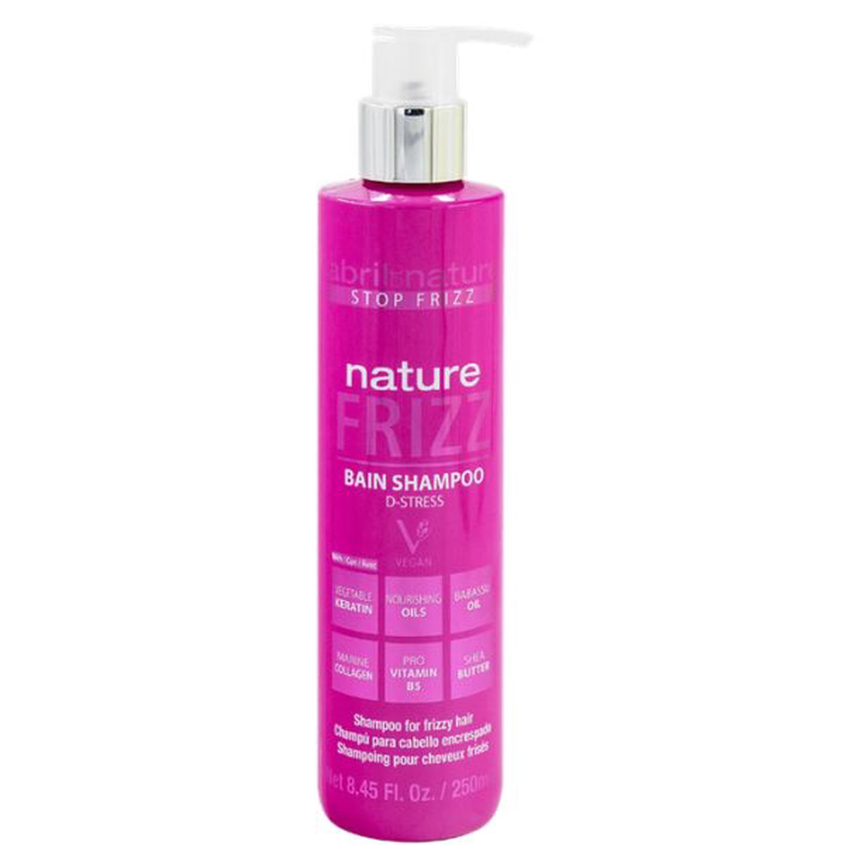 Abril Et Nature Frizz Champu Para Cabello Encrespado 250 Ml