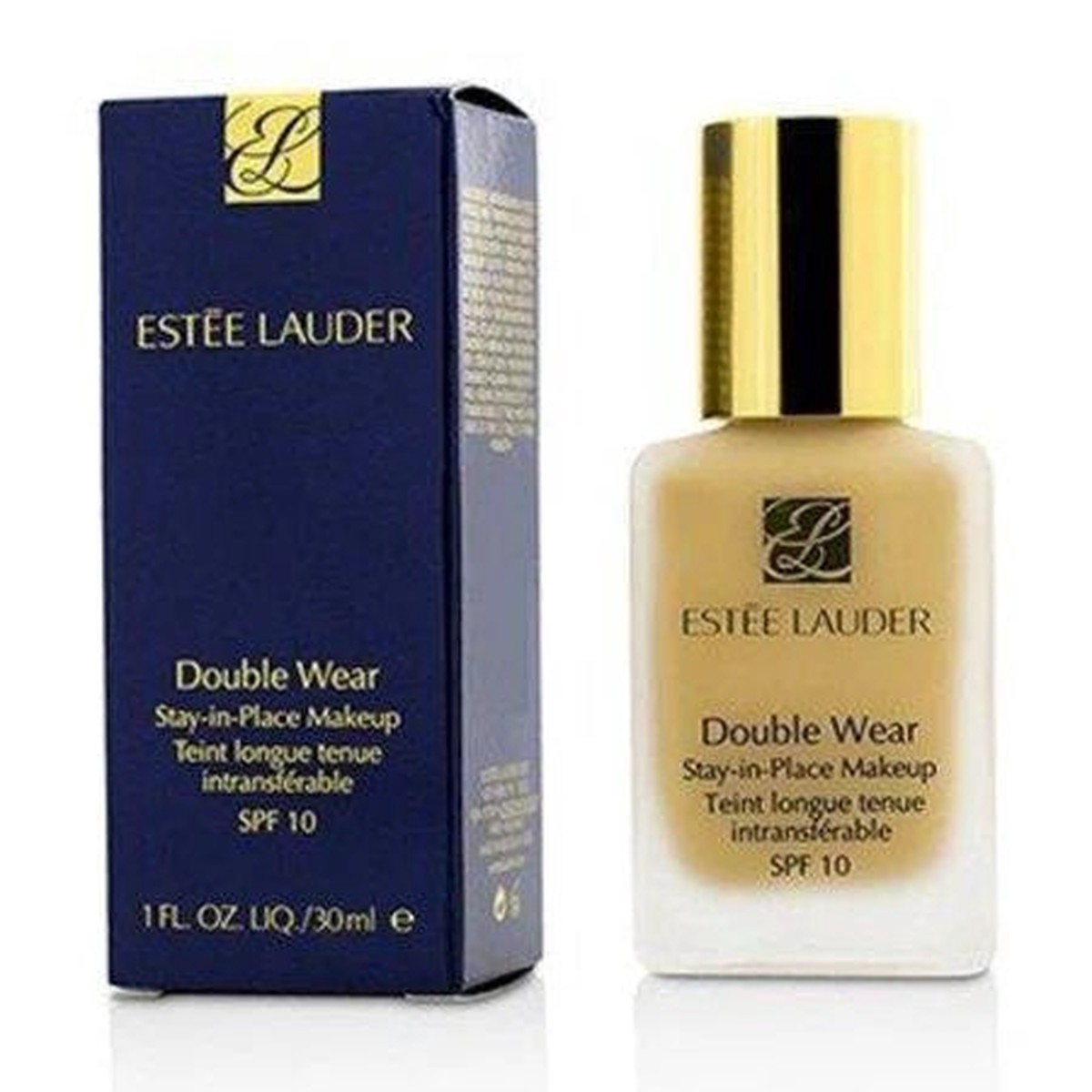 Este Lauder Double Wear Stay-in-Place Makeup SPF 10, 2W0 Warm Vanilla, 1 oz