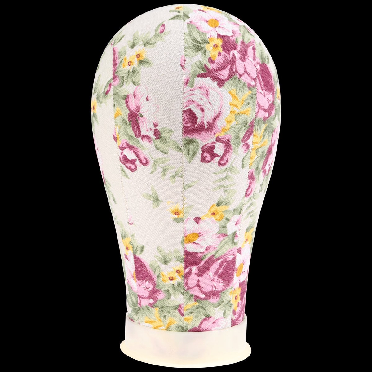 Flower Print Poly Block Canvas Head 21"