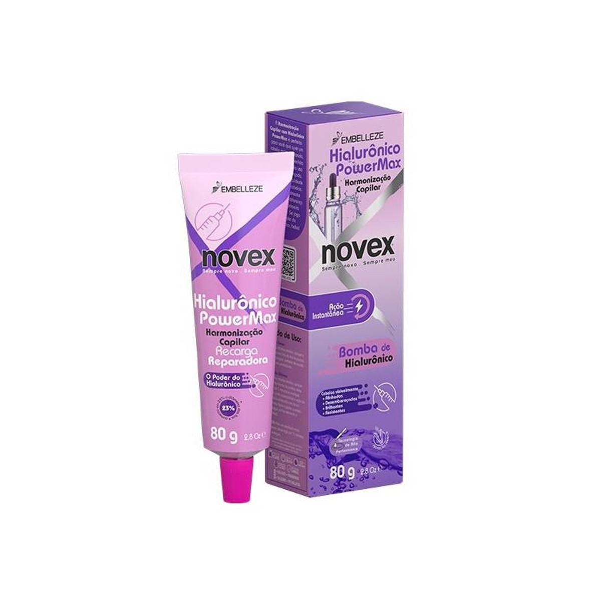 Novex Hialuronico Power Max Recarga Reparadora 80gr