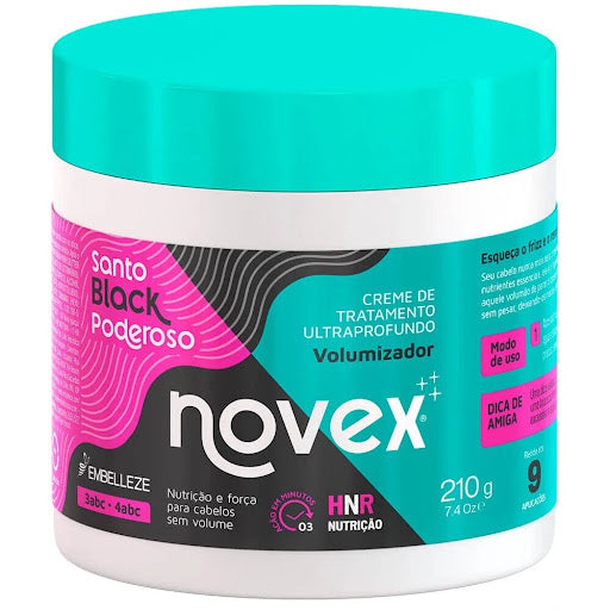 Novex Santo Black Tratamiento 210g