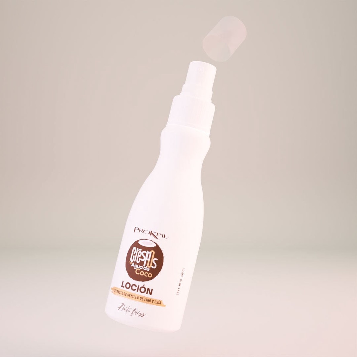Prokpil Crespos Agua De Coco Locion Hidratante Antifriizz