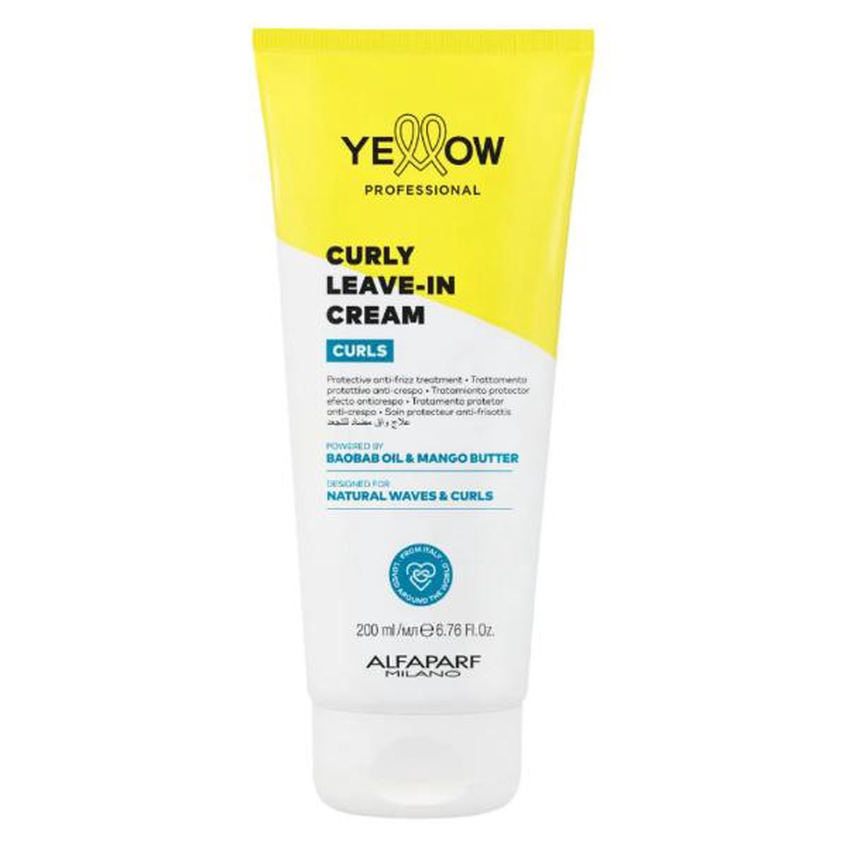 Yellow Curls Curly Leave-In Cream 200Ml