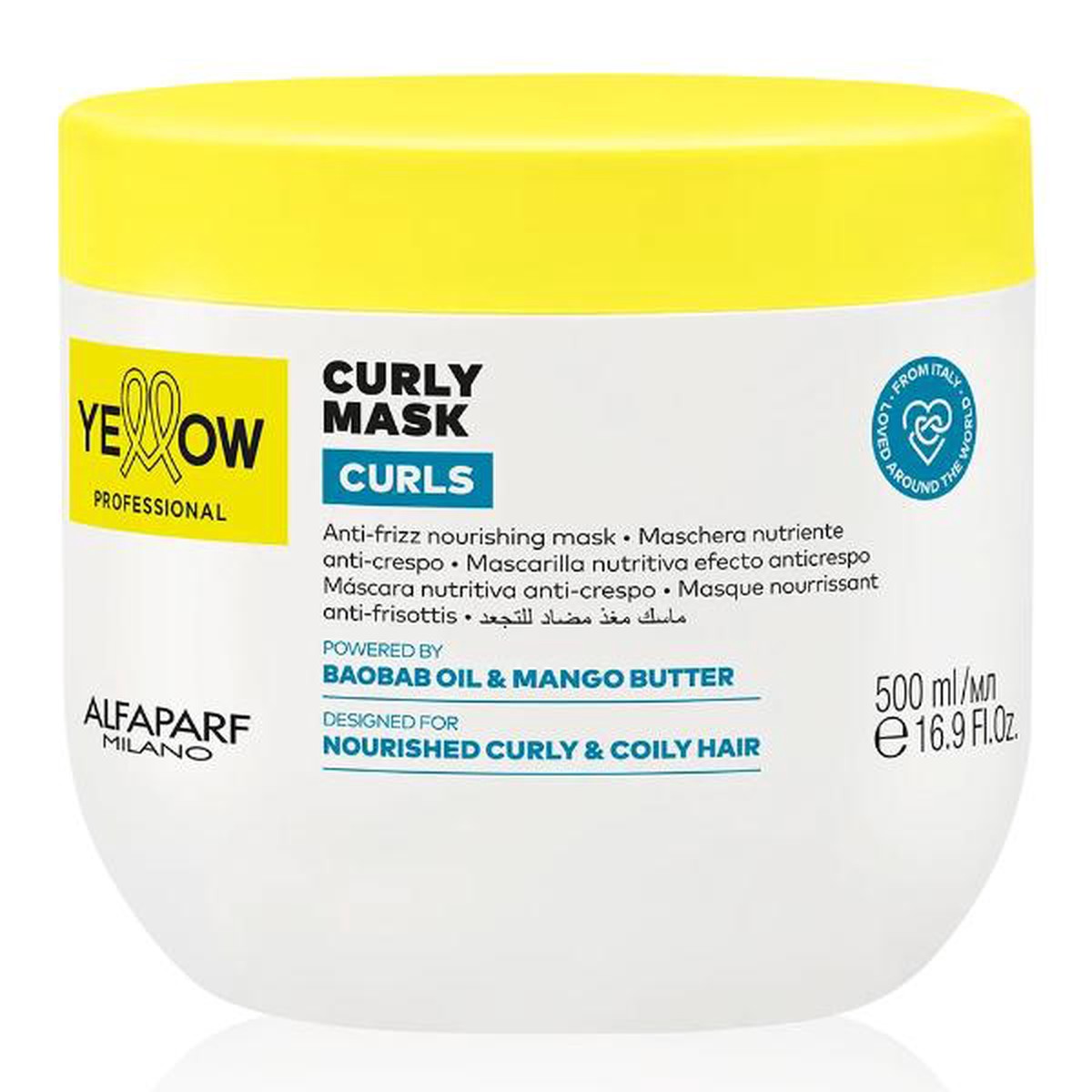 Yellow Curls Curly Mask 500Ml