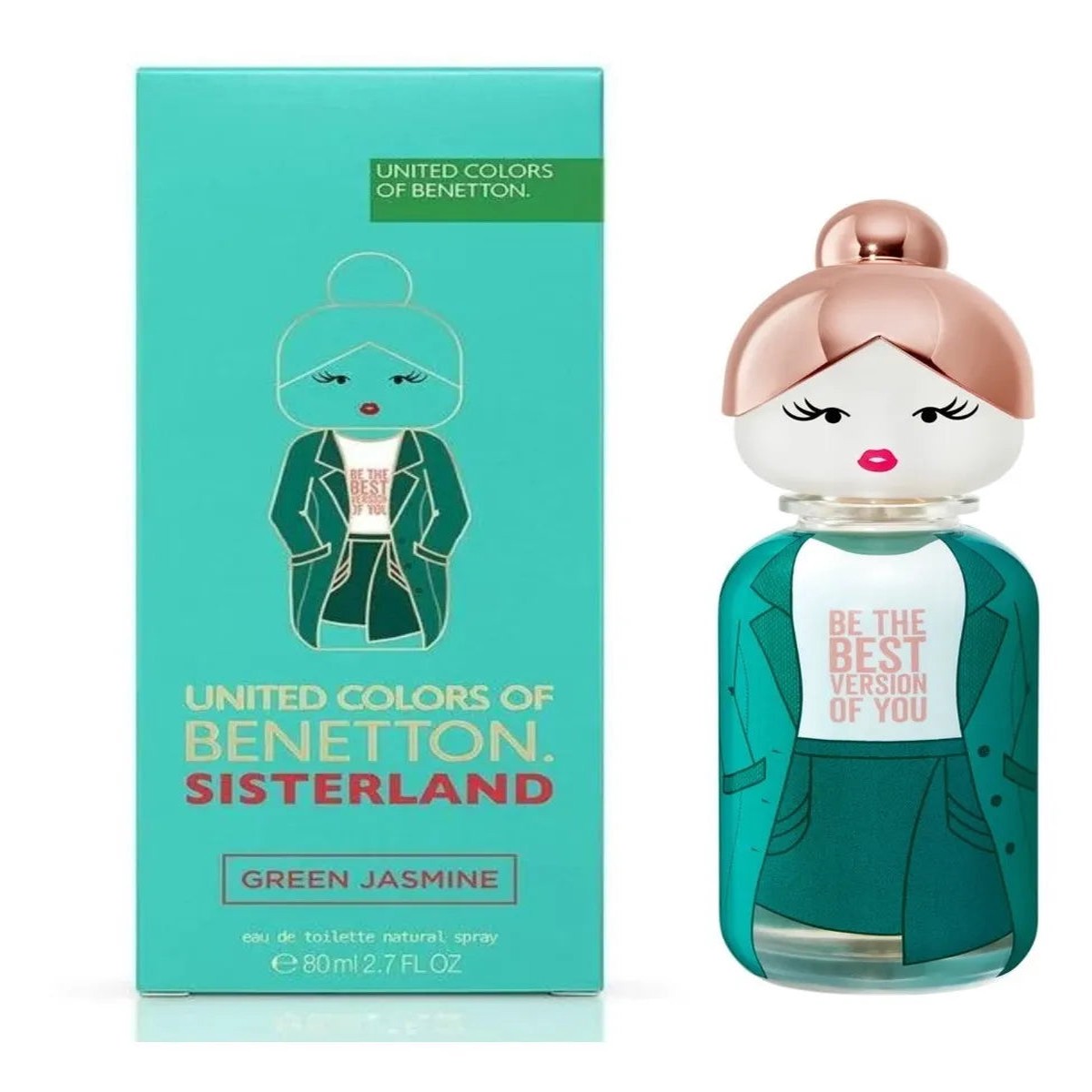 Benetton Sisterland Green Jasmine Eau de Toilette 80ml