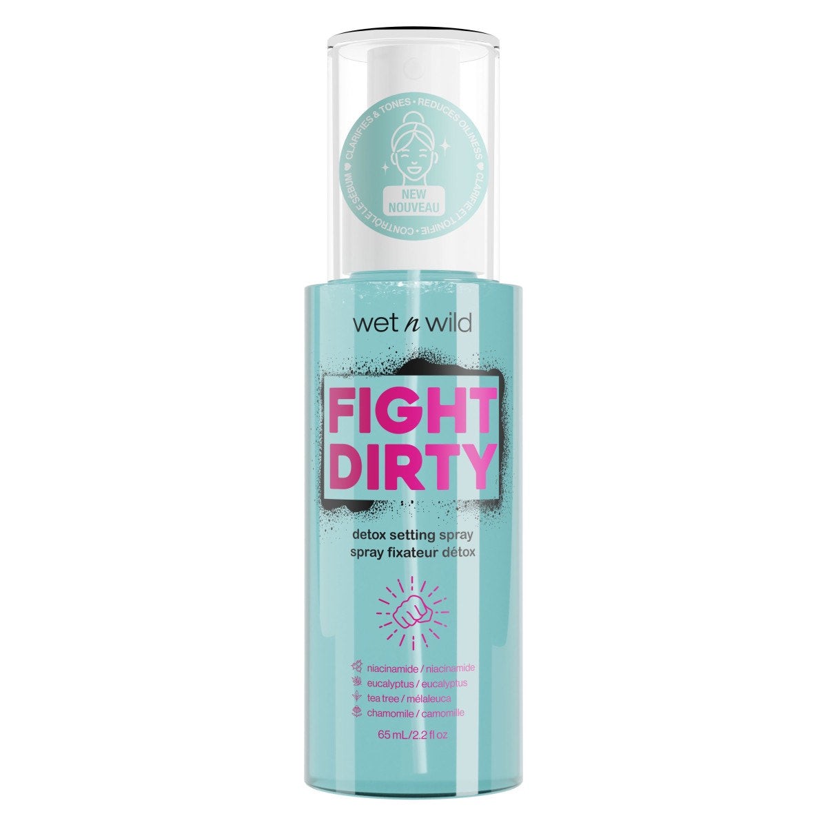 Wet N Wild Fight Dirty Detox Setting Spray 65ml
