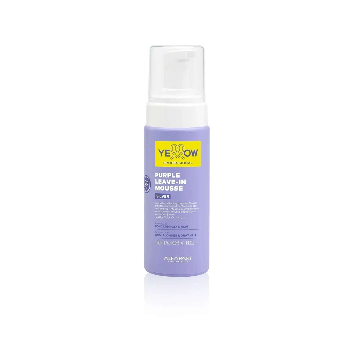 Yellow Purple Leave-In Mousse Silver 160ml