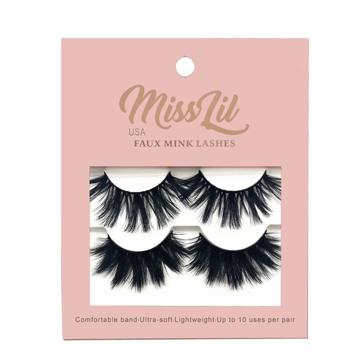 2 pair MISS LIL LASHES #28
