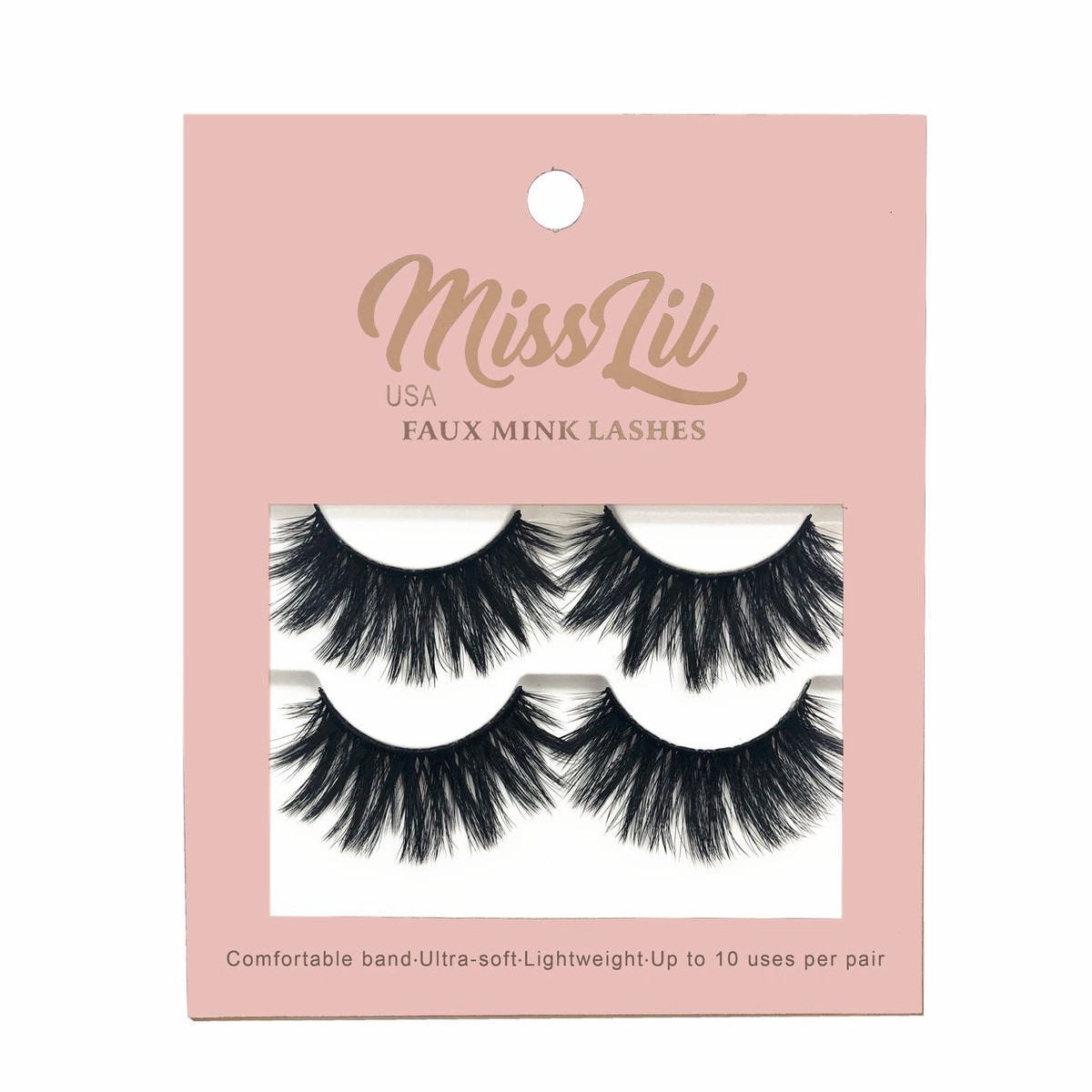 2 pair MISS LIL LASHES #32