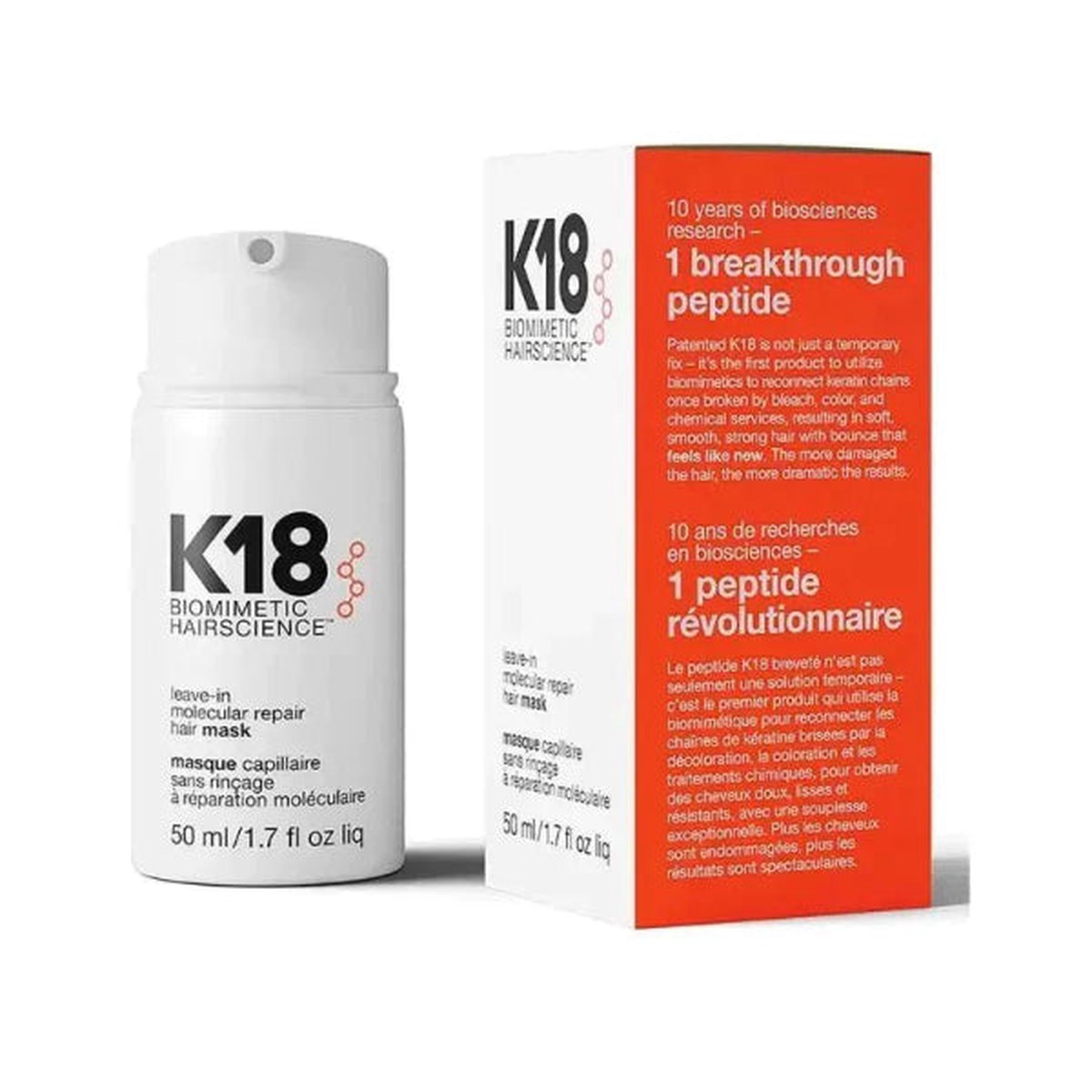 K18 Leave-In Molecular Repair Hair Mask