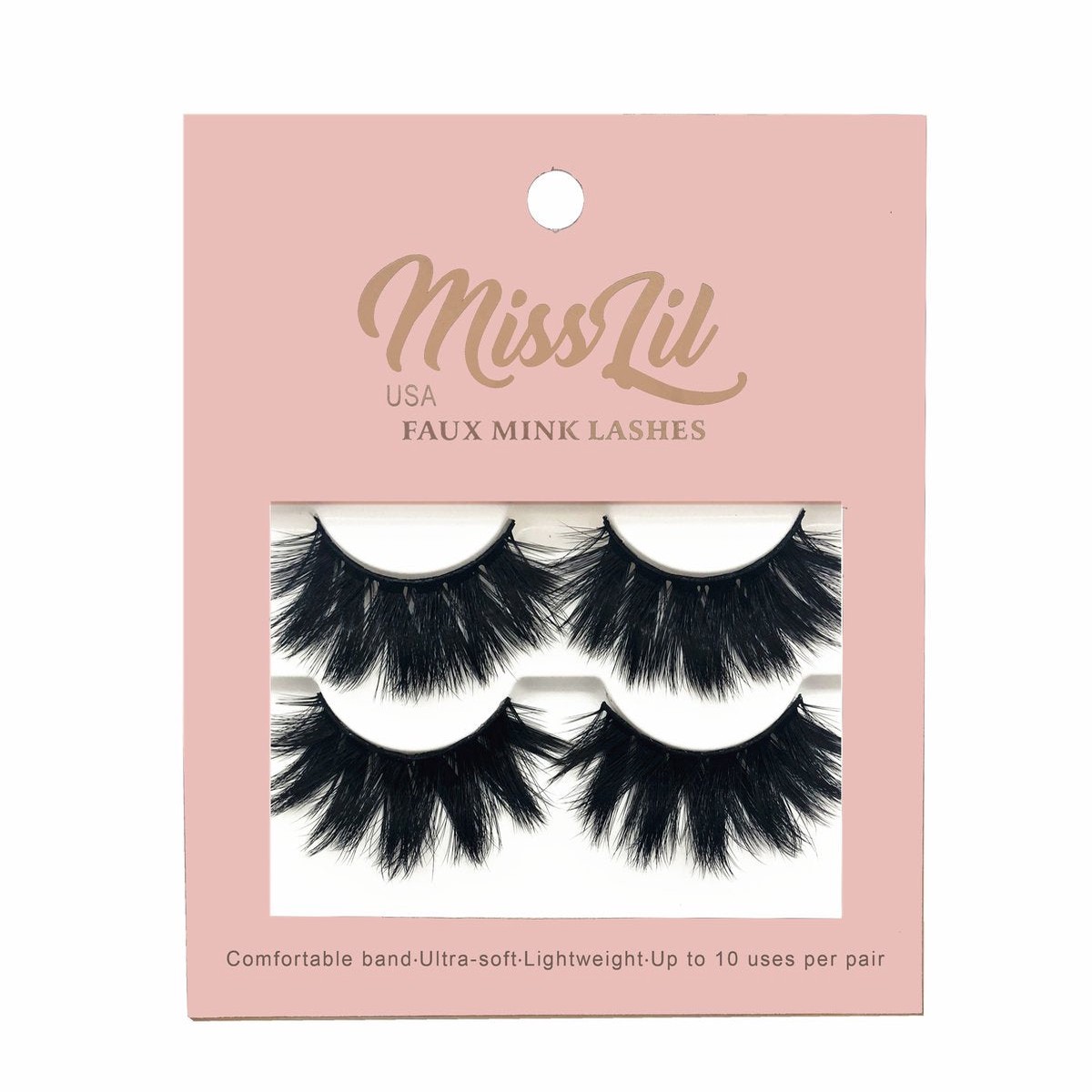 2 pair MISS LIL LASHES #30
