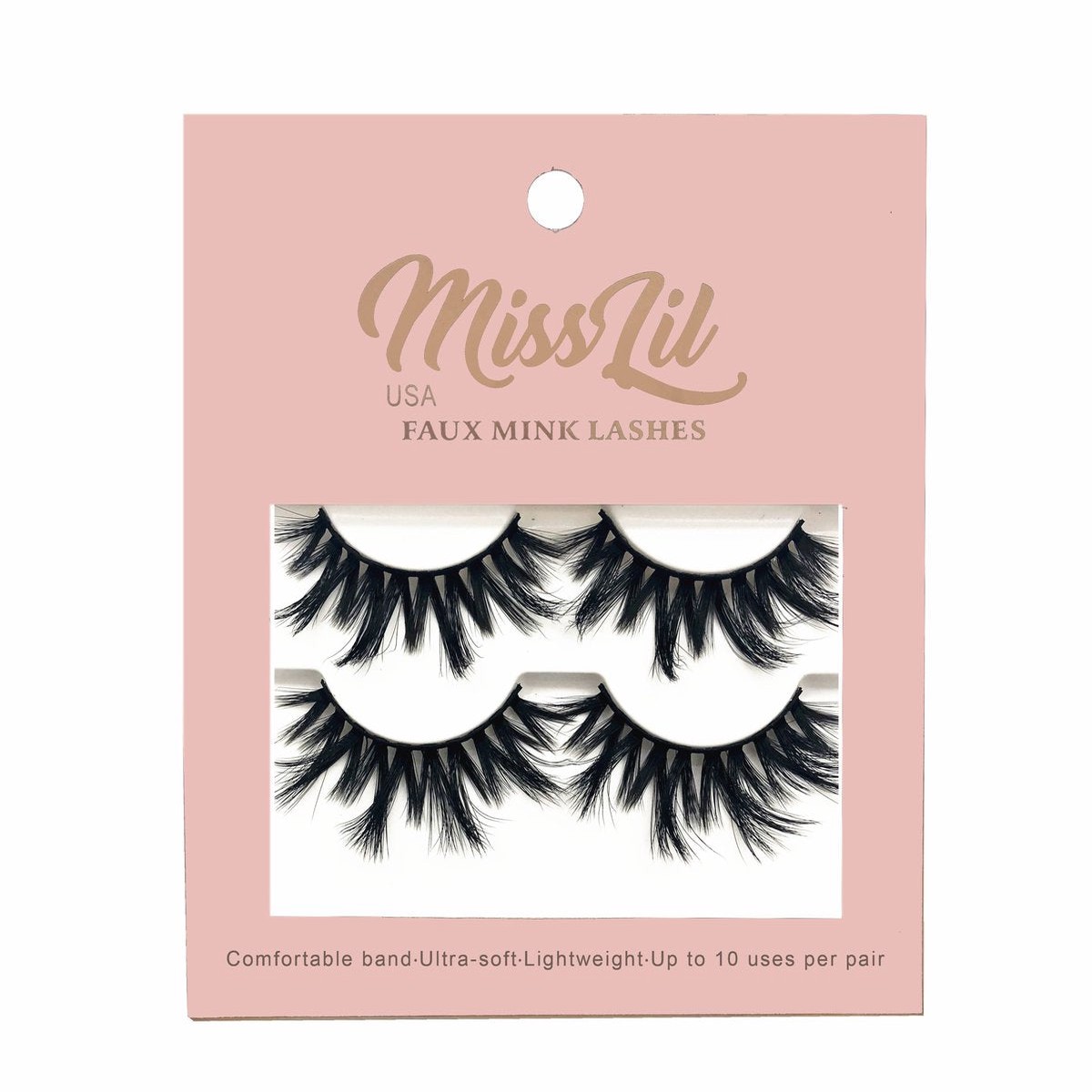 2 pair MISS LIL LASHES #33