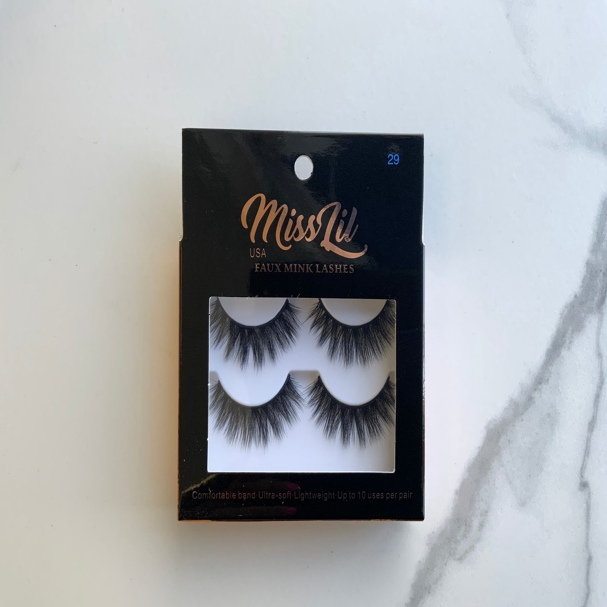 29 MISS LU USA FAUX MINK LASHES