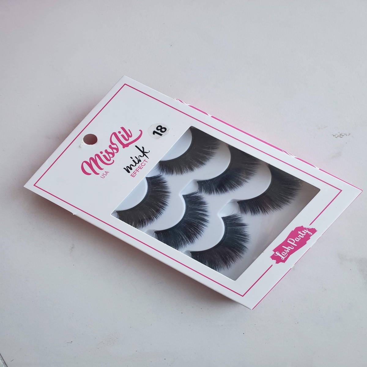 3 pair Miss Lil Mink Lashes #18