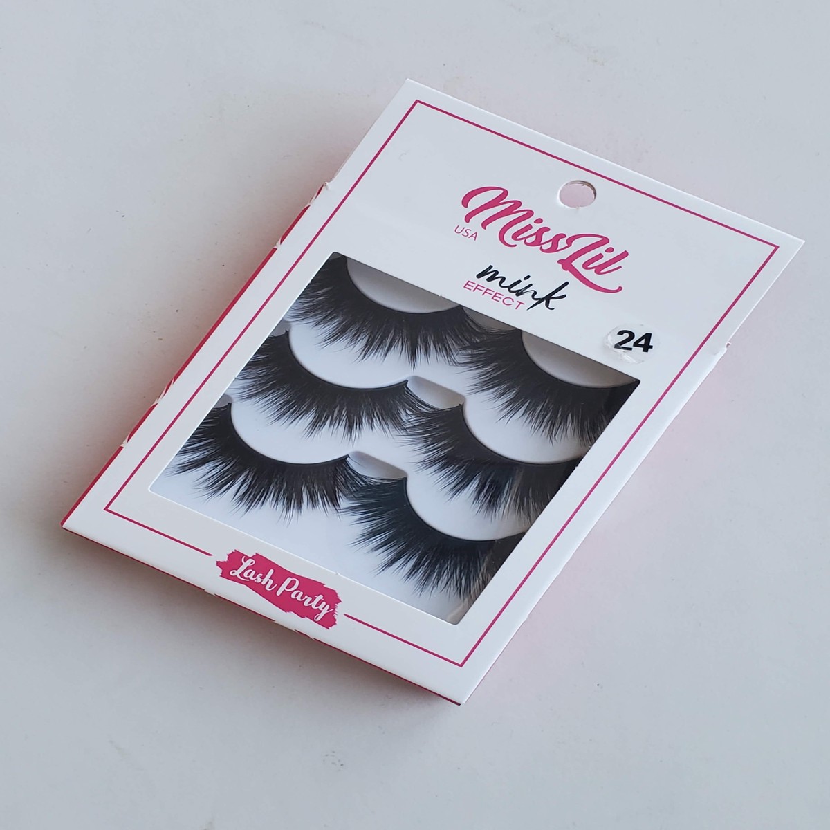 3 pair Miss Lil Mink Lashes #24