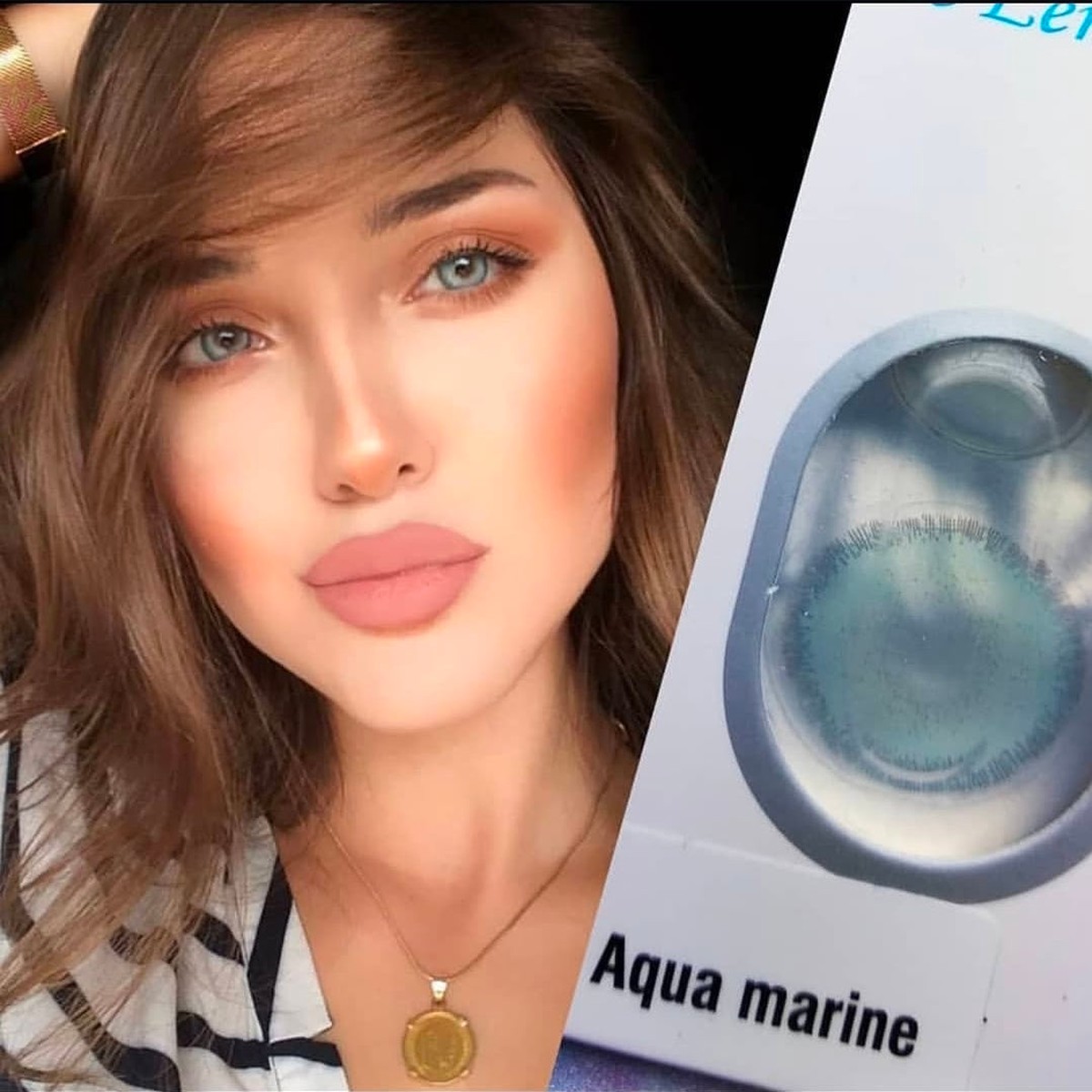 3 TONE BLUE DIVA AGUA MARIN