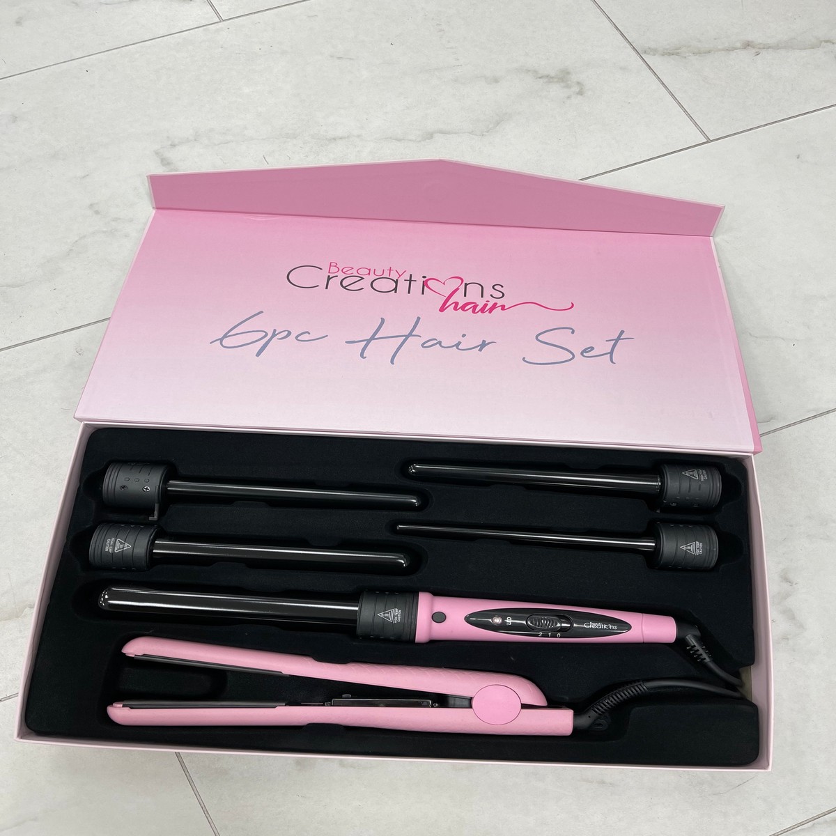 6pc hair set PINK