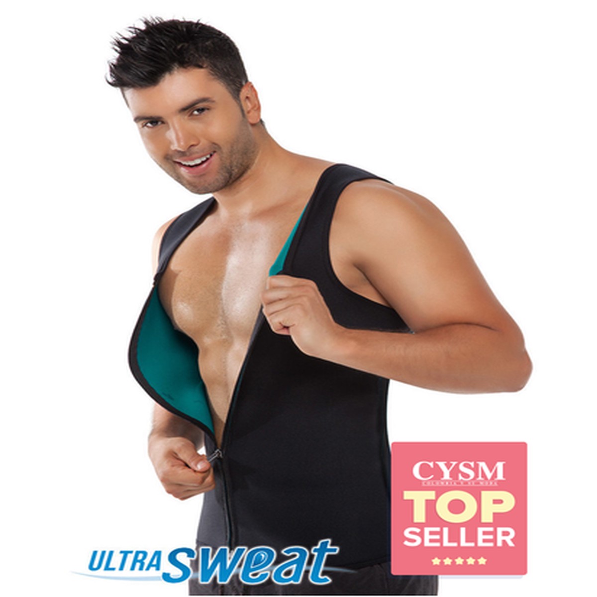 8011 -Chaleco Ultra Sweat Caballero / Mens Ultra Sweat Workout Vest