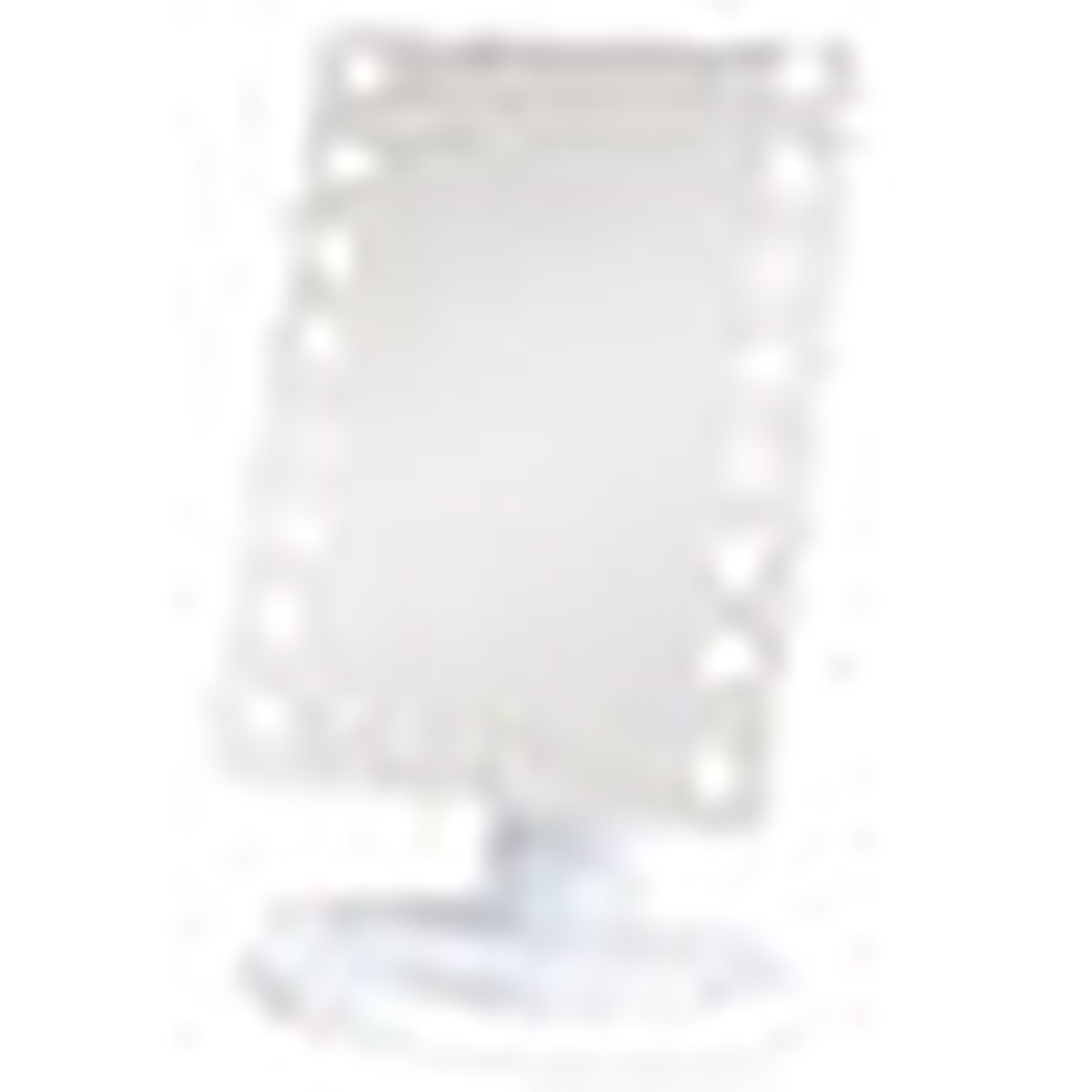 White Large Led Mirror
