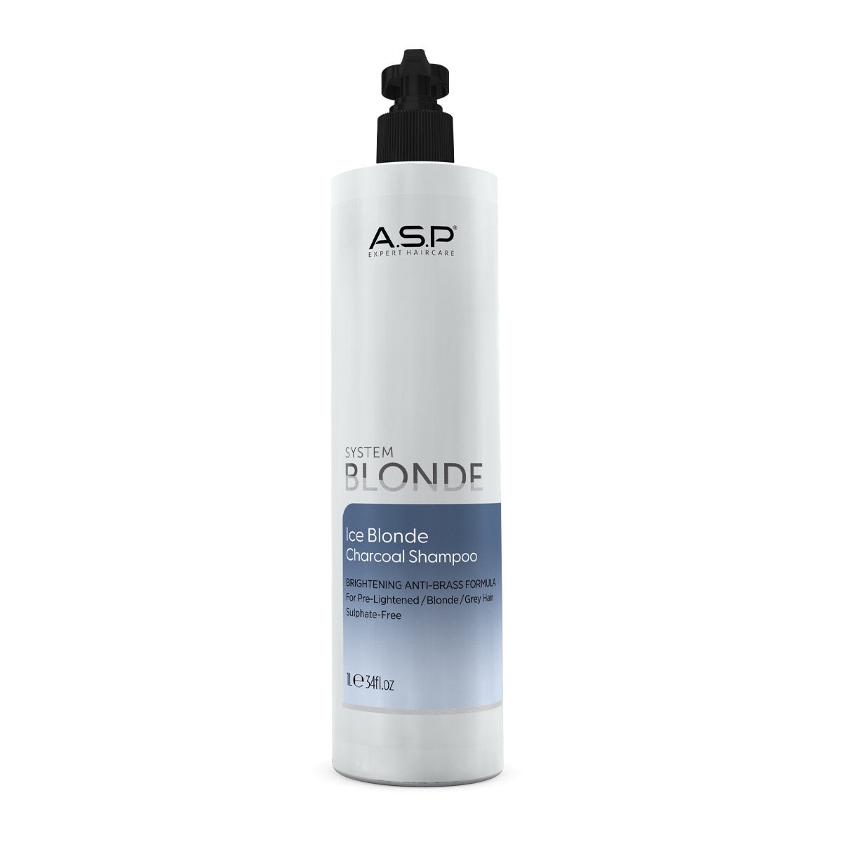 ASP System Blonde Ice Blonde Charcoal Shampoo 1L