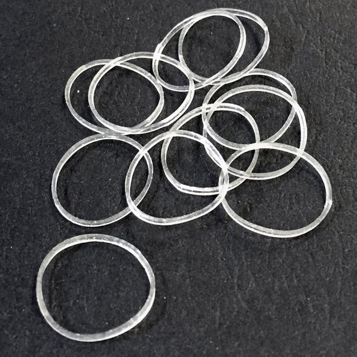 Elastic Bands Clear 15mm