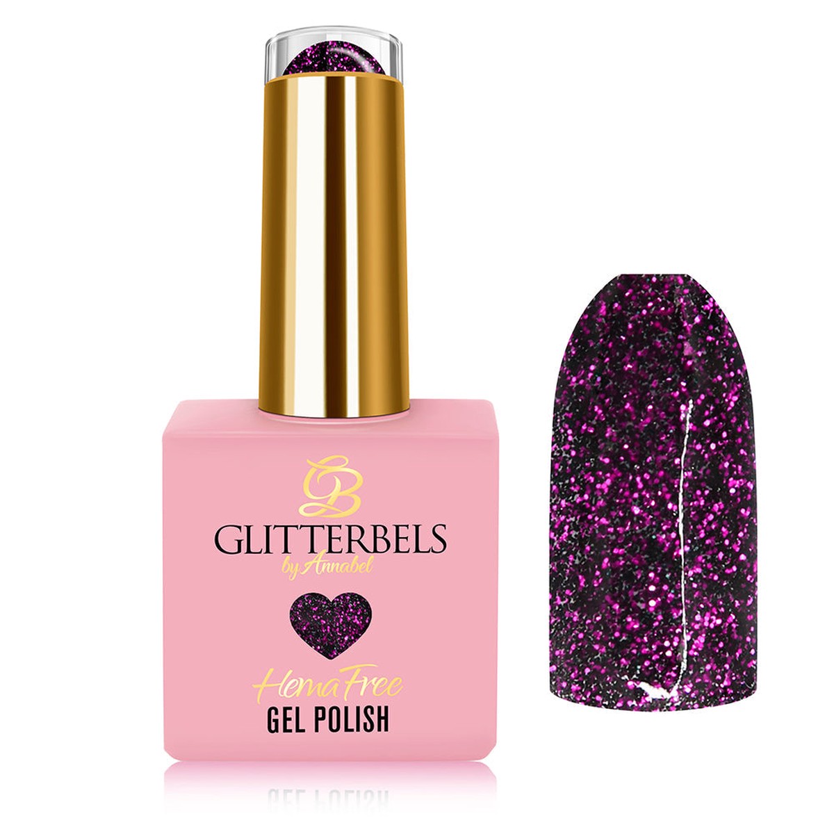 Glitterbels Hema Free Gel Polish - Fan Girl