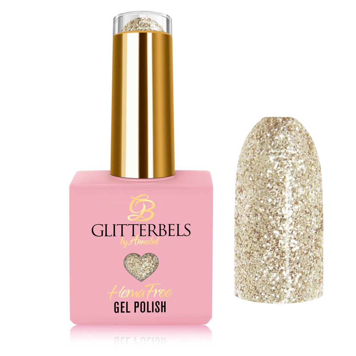Glitterbels Hemma Free Gel Polish - Make A Wish