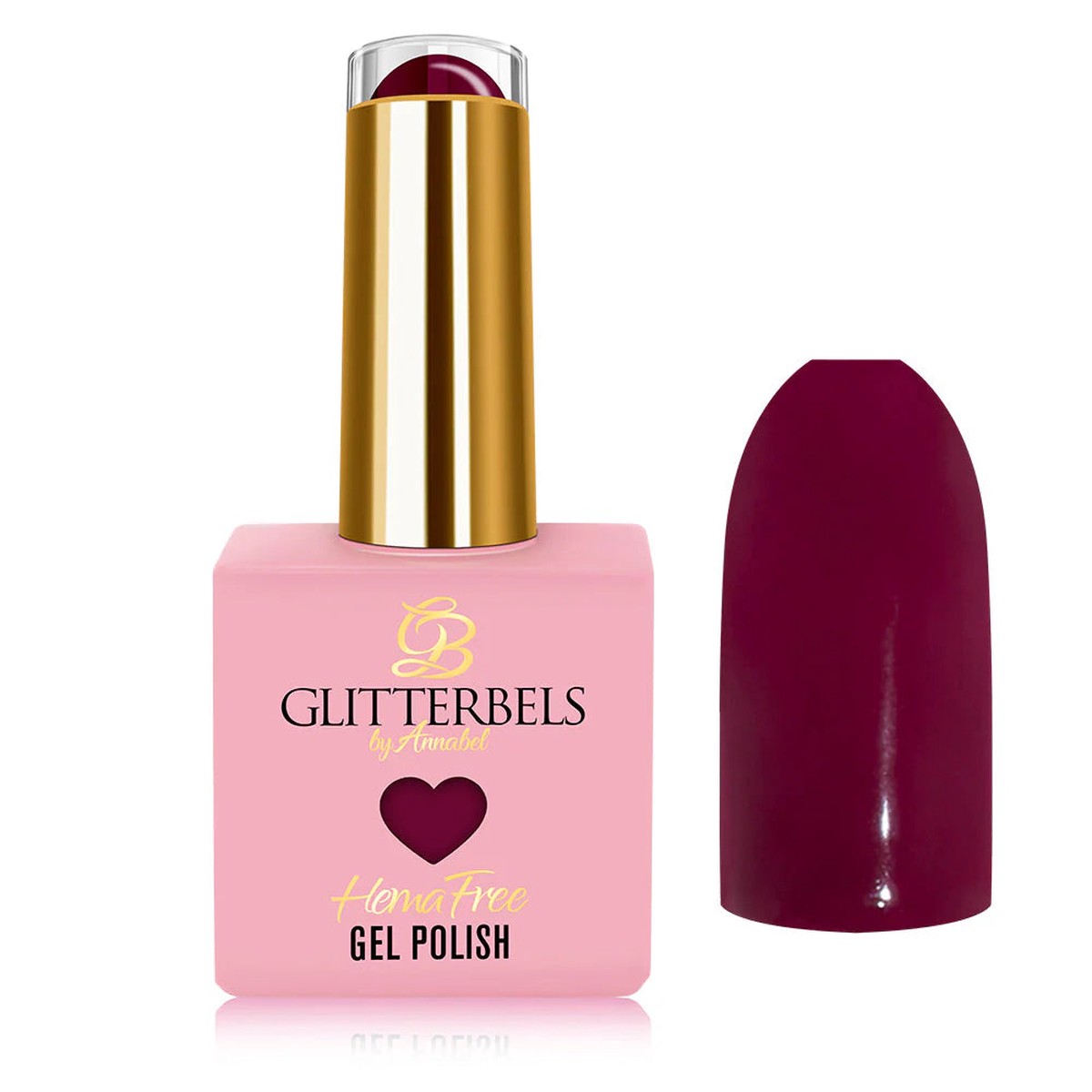 Glitterbels Hemma Free Gel Polish - Sealed with a Kiss
