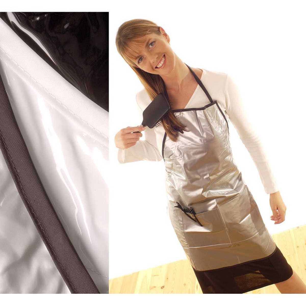 Gown Tinting Apron Black