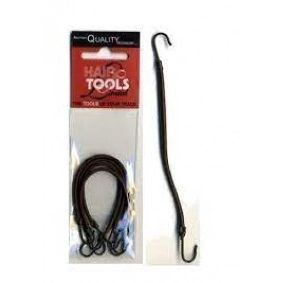 HAIR TOOLS BUNJEE HOOKS BROWN